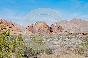 Desert Rock Formations, Valley of Fire State Park, Nevada, USA