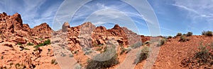 Desert Rock Formations, Valley of Fire State Park, Nevada, USA