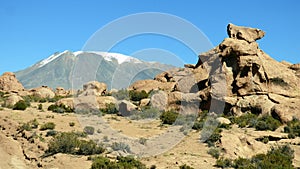 Desert rocks in Bolivian Altiplano, South America.