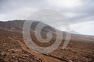 The desert rocky expanses of the southwestern part of the Jandia Peninsula.