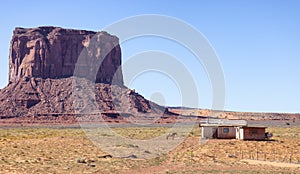 Desert Rocky Mountain American Landscape.