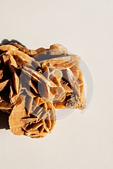 Desert rose mineral cluster