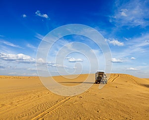 Desert safari background