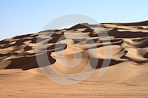 The desert of Sahara