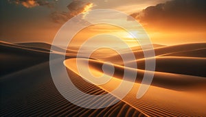 Desert sand dune landscape background