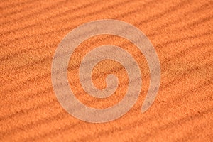Desert sand dune orange texture background