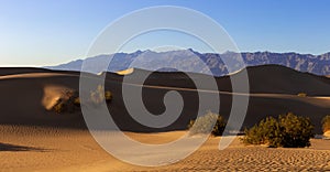 Desert Sand Dunes of Death Valley California