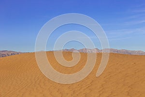 Desert Sand Dunes of Death Valley California