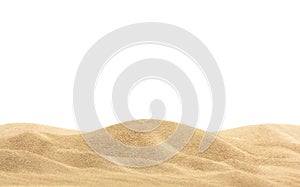 Desert sand isolated