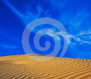 Desert sand nature landscape