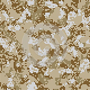 Desert sand seamless camo