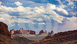 Desert scene near Moab, Utah, USA