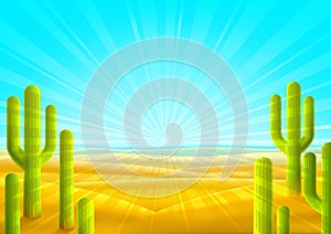 Desert scenery