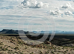 Desert scenery from Historic Route 66 in Arizona