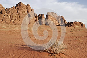 Desert scenery, Wadi Rum, Jordan, Middle East