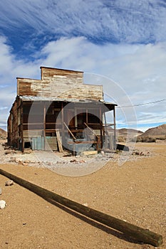 Desert shack at Rhyolite, Nevada