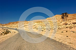 Desert Travelers in Tunisia