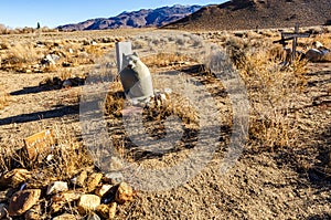 Desert valley pet cemetery grave markers