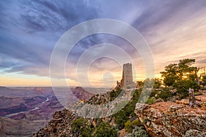 Desert View Watchtower on the Grand Canyon photo