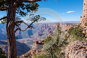 Desert view watchtower Grand Canyon National Park Arizona USA