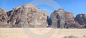 Desert wadirum jordan sand rock hill