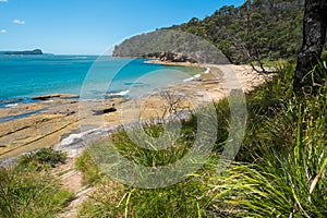 Deserted Australian beach