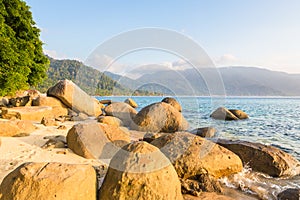 Deserted beach on Pulau Tioman, Malaysia