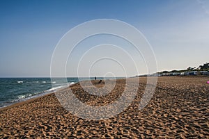 Deserted beach