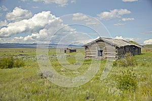 Deserted cabin in Centennial Valley, near Lakeview, MT