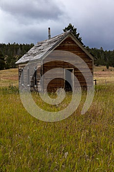 Deserted cabin South Dakota