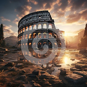 Deserted Colosseums: Capturing the Grandeur and Mystique of Ancient Times