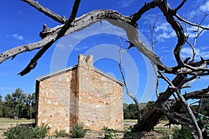 Deserted farm house in Western Australia outback