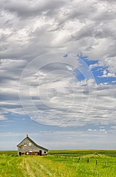 Deserted house in ghost town Dorothy