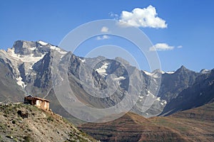 Deserted house in the mountain