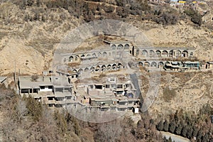 Deserted houses photo