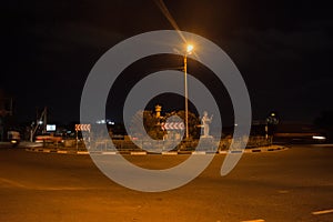 Night time view of Jaffna