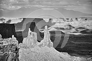 Deserted landscape in Canyonlands National Park, USA.