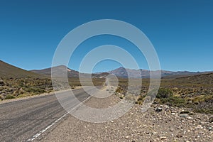 Deserted landscape in the province of Neuquen, Argentina