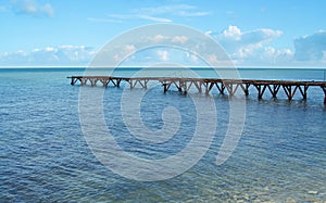 Deserted pier