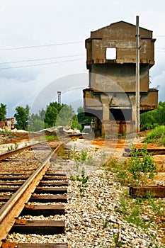 Deserted railway