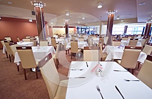 Deserted restaurant