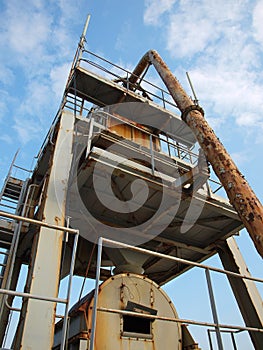 Deserted Salt Mining Equipment