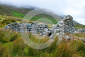 Deserted Village Achill Island County Mayo Ireland