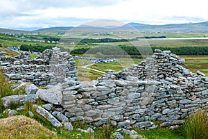 Deserted Village Achill Island County Mayo Ireland