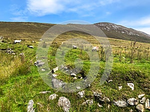 Deserted Village, Achill Island, county Mayo, Ireland