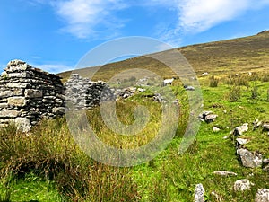 Deserted Village, Achill Island, county Mayo, Ireland