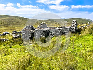 Deserted Village, Achill Island, county Mayo, Ireland