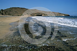 Deserter beach in Santo Antao island, Cape Verde photo