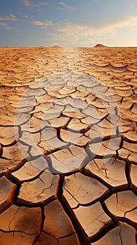 Deserts plight Cracked, parched soil reflects climate changes harsh impact on land