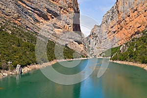 Desfiladero Mont rebei , catalunia , spain